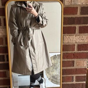 Stylish Tan Trench Coat